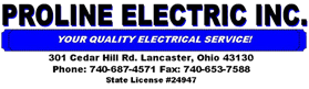 ProLine Electric  logo