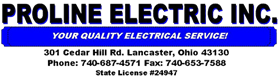 ProLine Electric Inc. Job Opportunities ProLine Electric logo